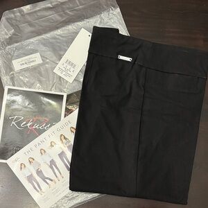 Rekucci Ease into Comfort Black Stretch Boot Cut Pants Size 10